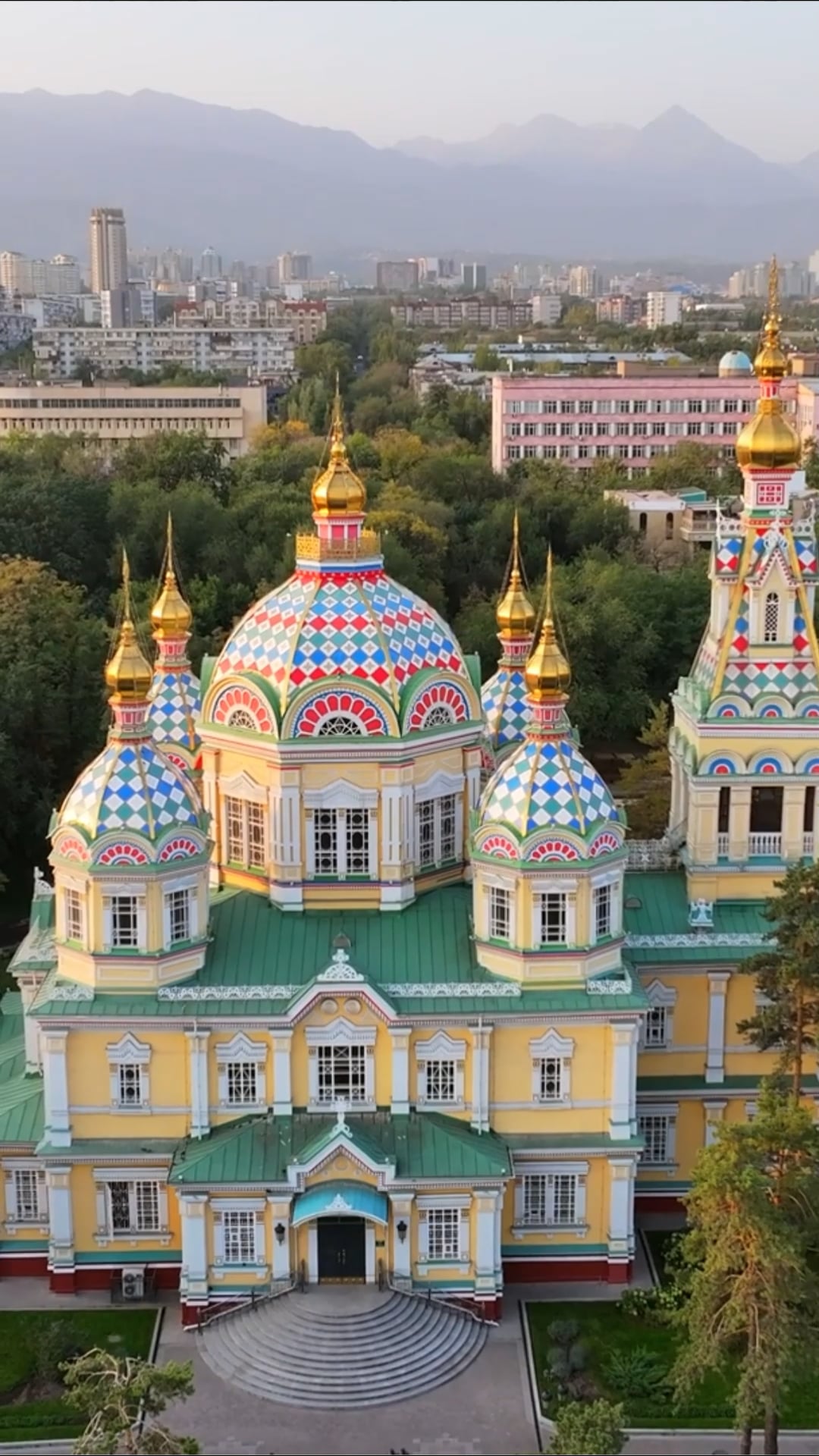 Almaty, Kazakhstan: Drone tour of Tian Shan's edge