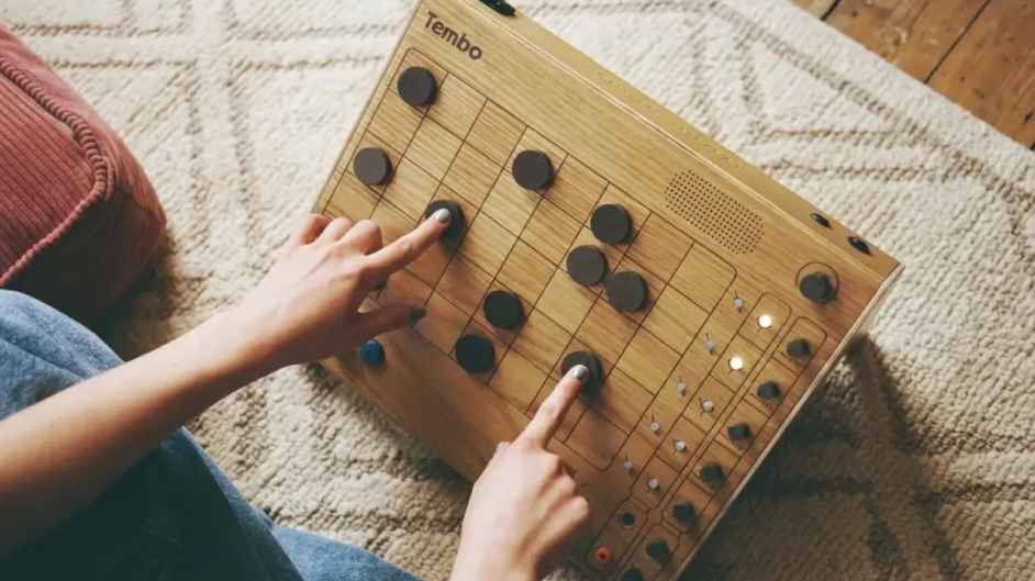 Tembo is a kid-friendly magnetic drum machine and sampler that promises ...