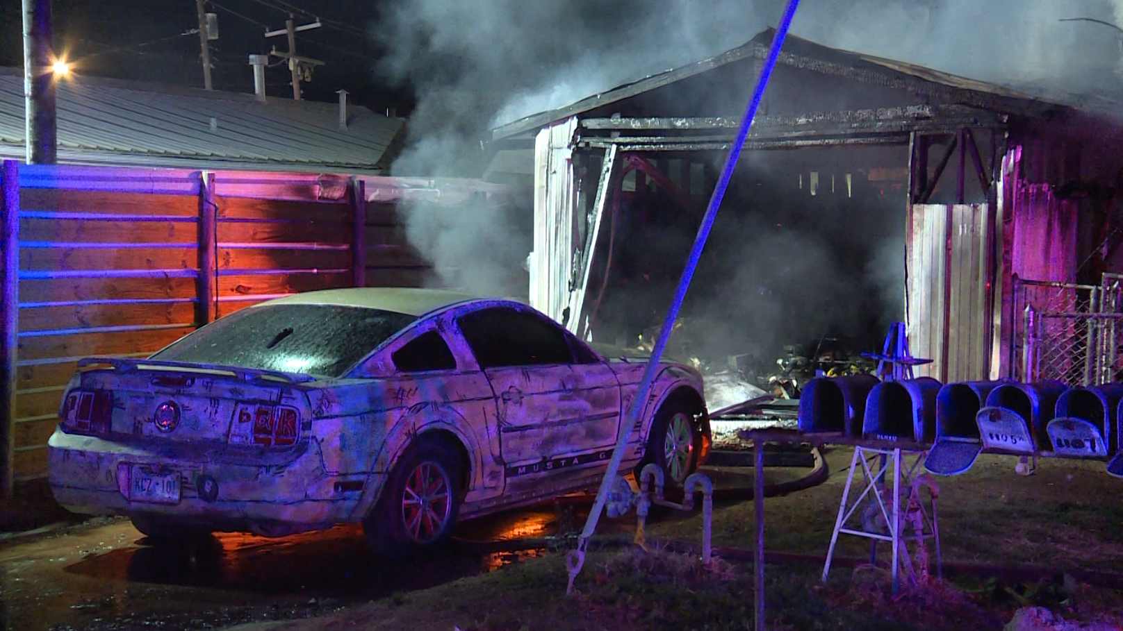 Investigation underway after six people escape fire at mobile home in ...
