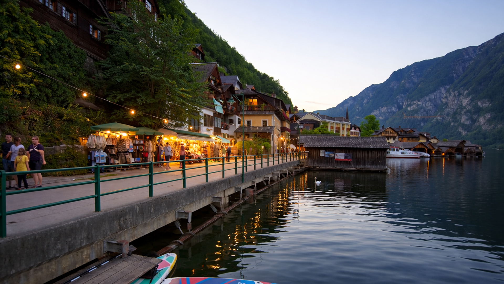 hallstatt-austria-fairytale-evening-walk-by-the-lake-4k