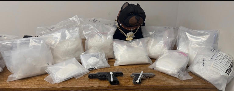 IMPD: Traffic stop, chase leads to seizure of nearly 40 pounds of drugs