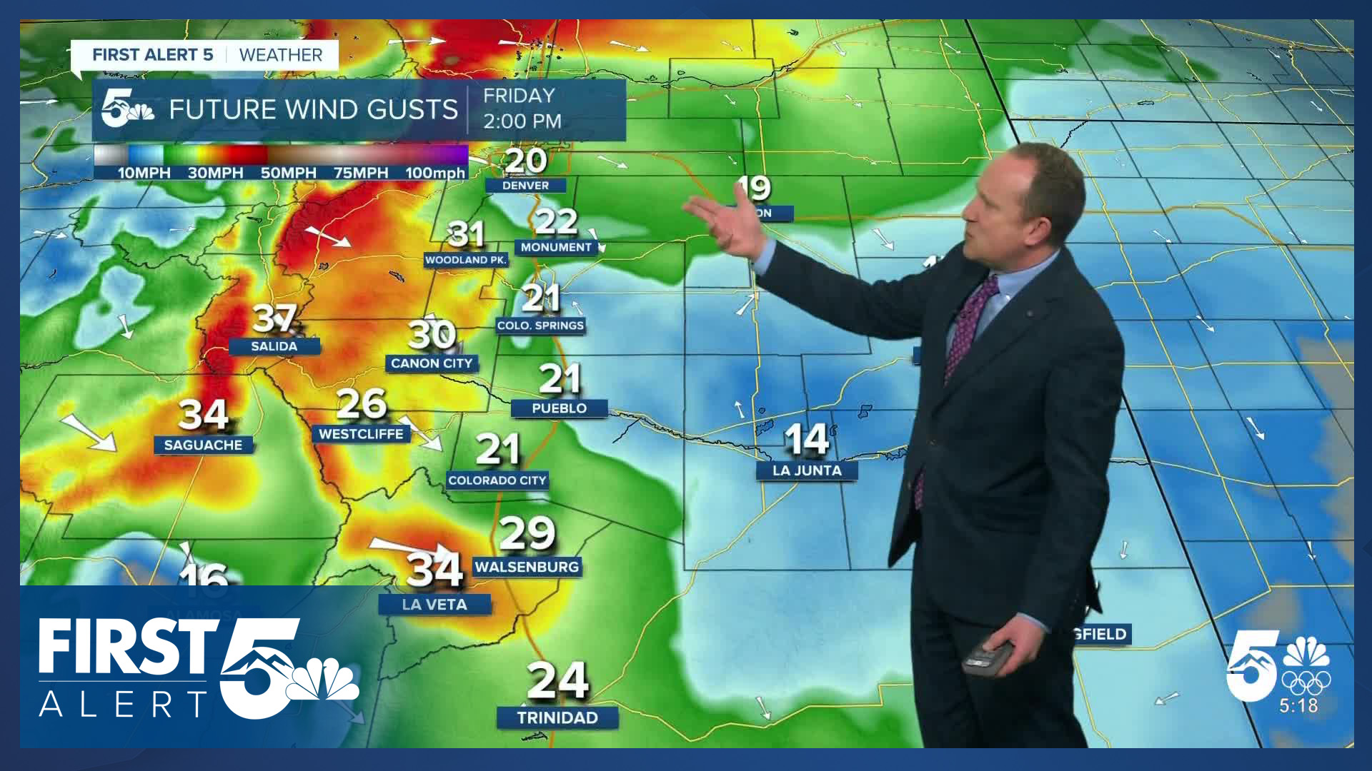 Fourth day in a row with high fire danger ahead of nice weekend changes