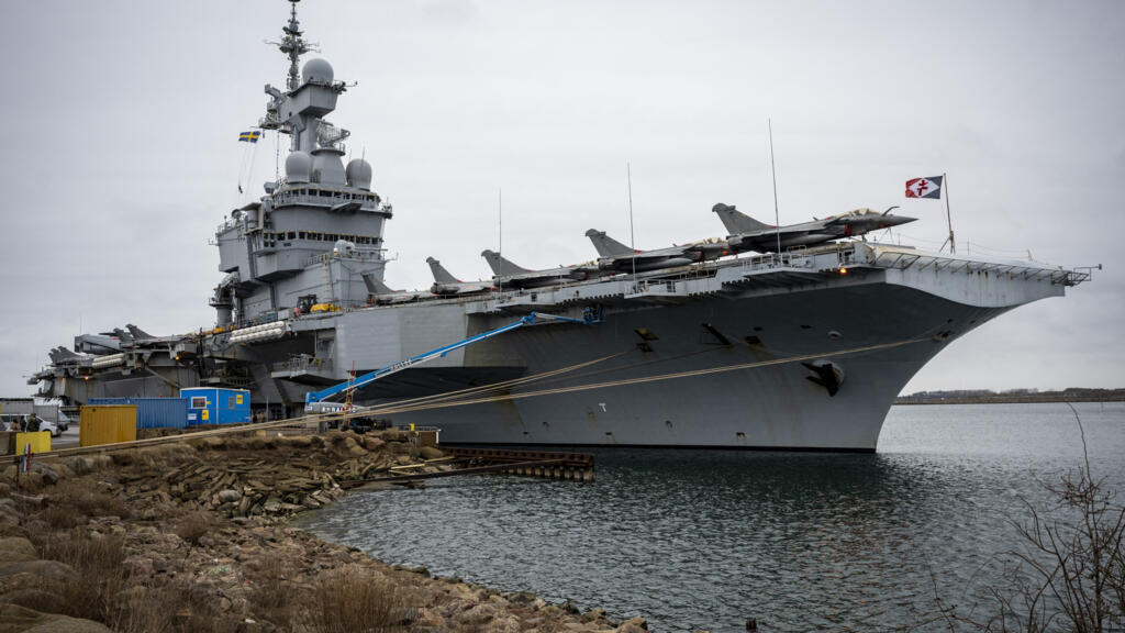 Drone jammed near French aircraft carrier was Russian, Sweden's ...
