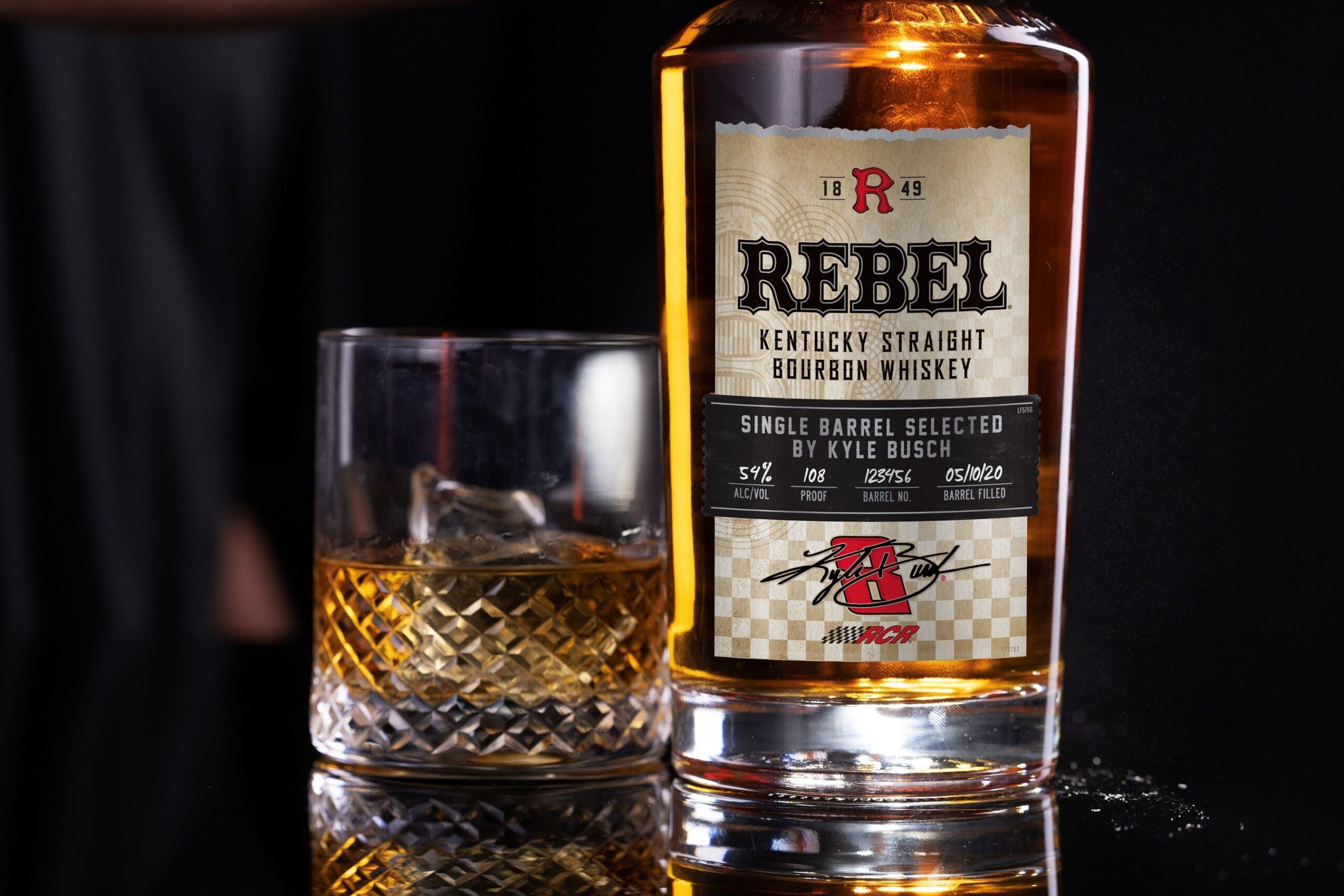 Rebel Bourbon is launching a new whiskey hand-picked by NASCAR driver ...