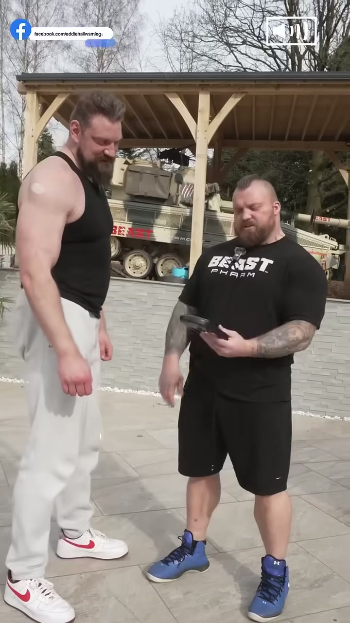 Grip Test Challenge Edie Hall The Beast VS The Dutch Giant #thedutchgaint