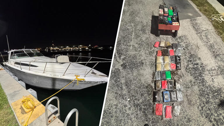 $1.3M in pot and cocaine found on suspected smuggling boat off Miami ...