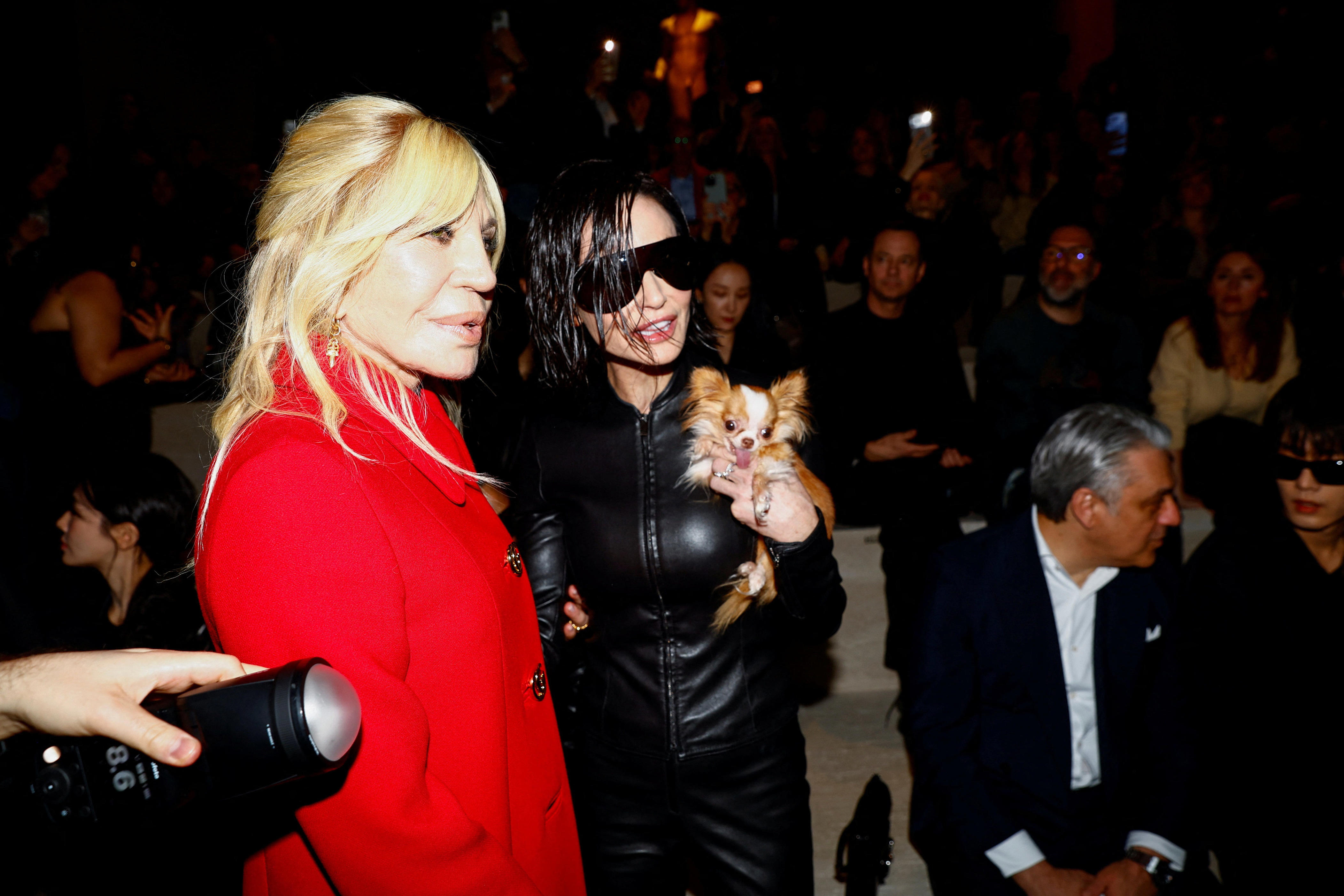 See Demi Moore, David Beckham, more stars at Milan Fashion Week