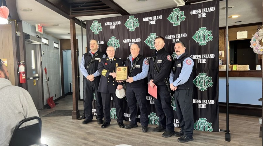 Civilians, first responders honored for saving life in Green Island