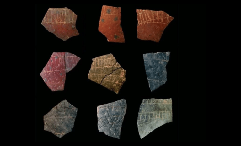 60,000-year-old ostrich egg patterns reveal early human genius in geometry