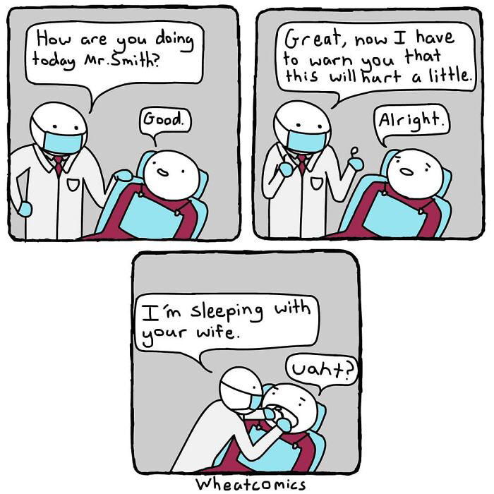 Here are 50 comics with silly humor and random twists