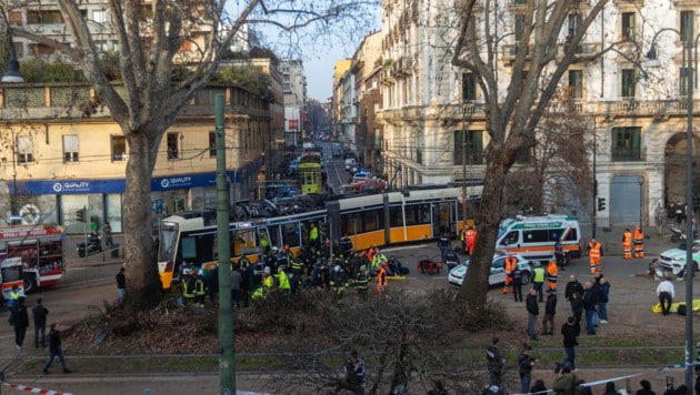 Am 27. Februar sind in Mailand zwei Männer bei einem Straßenbahn-Unglück ums Leben gekommen.