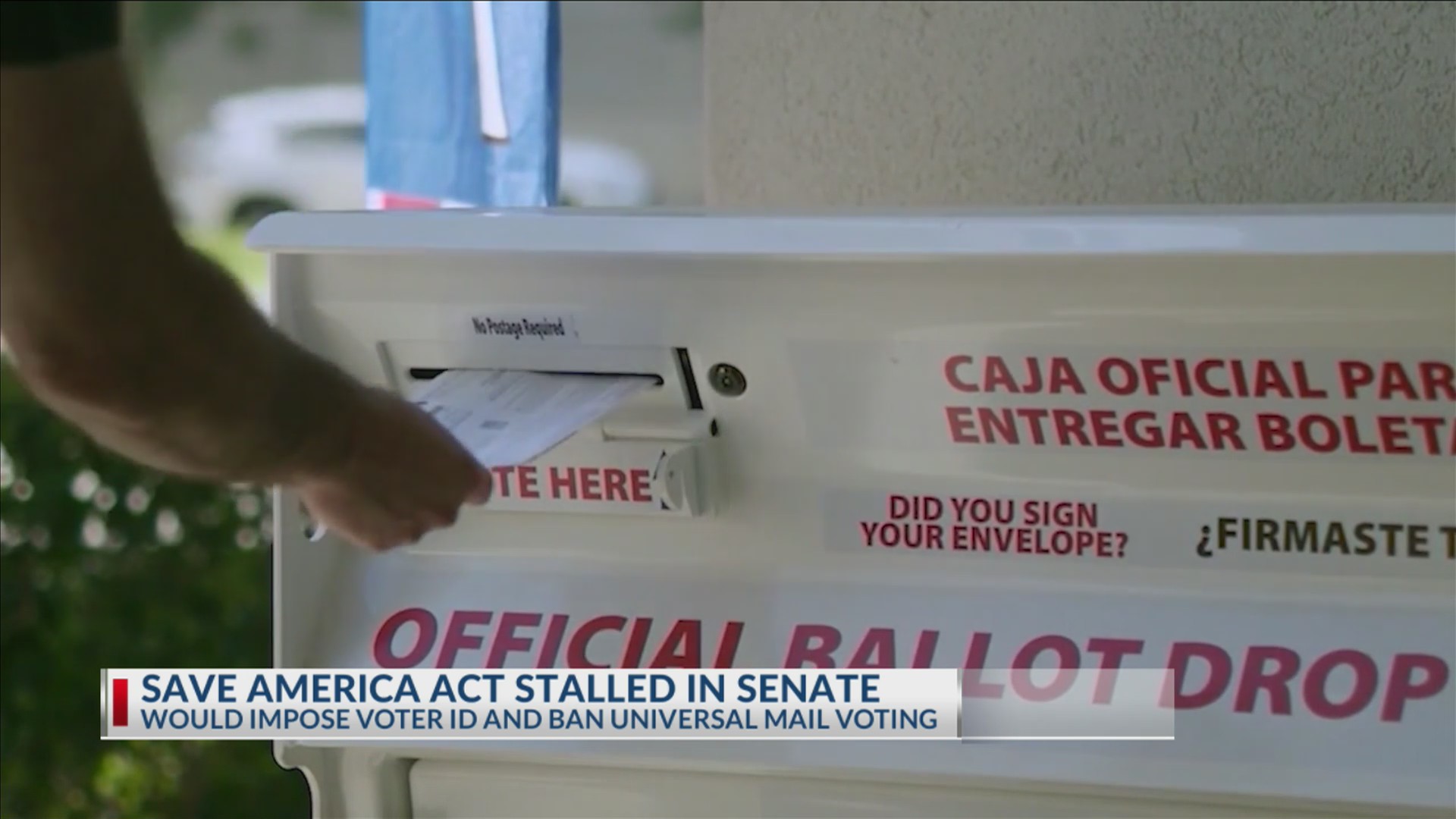 Save America Act stalled in Senate
