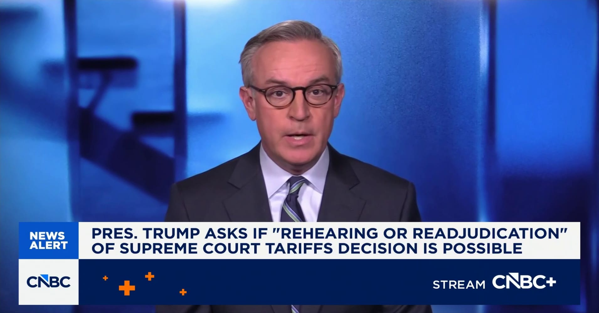 Pres. Trump asks if 'rehearing' or 'readjudication' of SCOTUS tariff ...