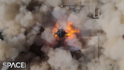 SpaceX's ‘Flight 3’ Starship During A Static Fire Up Test - Footage ...