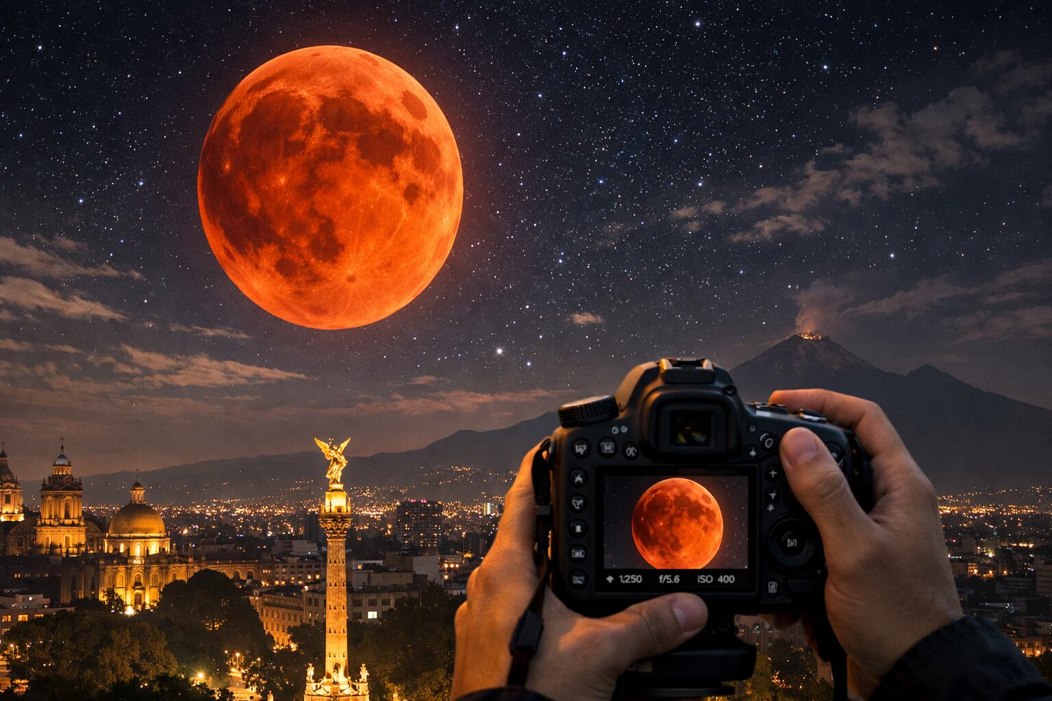 Eclipse lunar 2026: así se vio la luna de sangre en México; usuarios ...