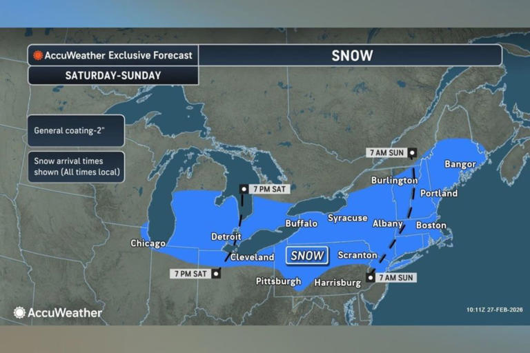 Arctic surge risks another wave of snowstorms in days