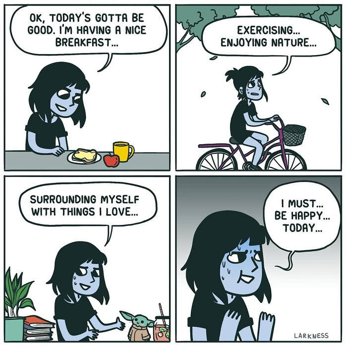 Artist reveals the struggles of everyday life and the inner conflicts ...
