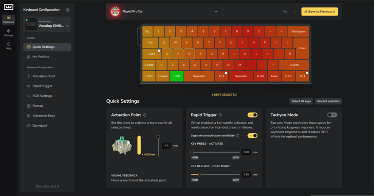 I've tried every Wooting keyboard and the 60HE v2 is definitely the ...