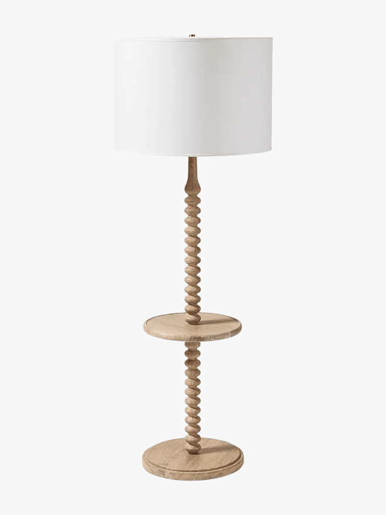 Your living room needs a floor lamp with a table attached