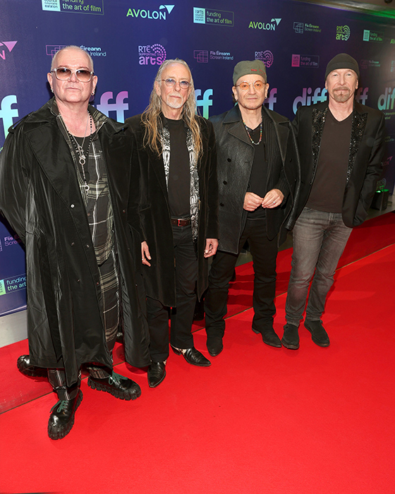 In pics: U2 stars turn out for world premiere of Guggi documentary