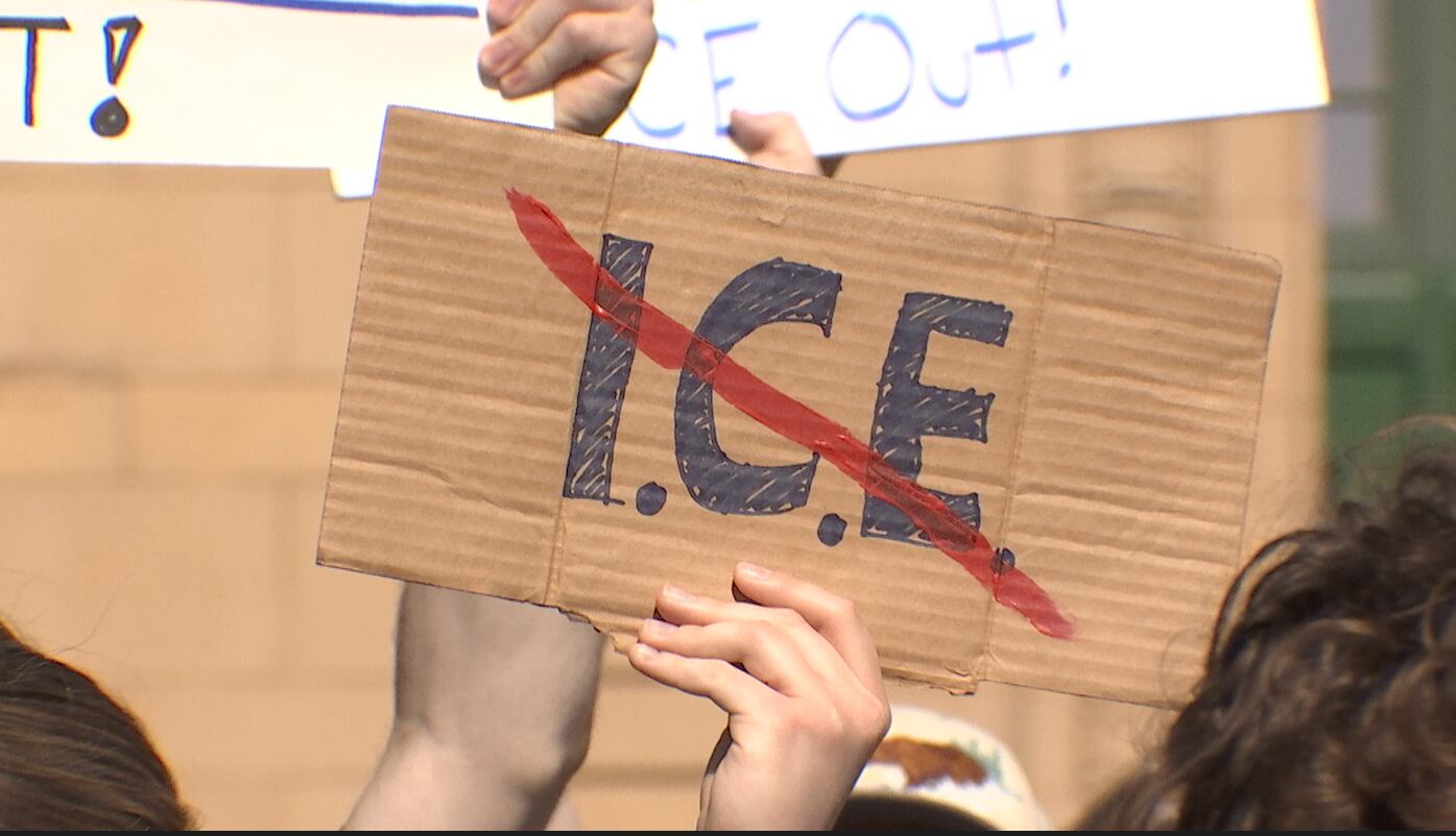 KU students protest after report of person detained by ICE agents near ...