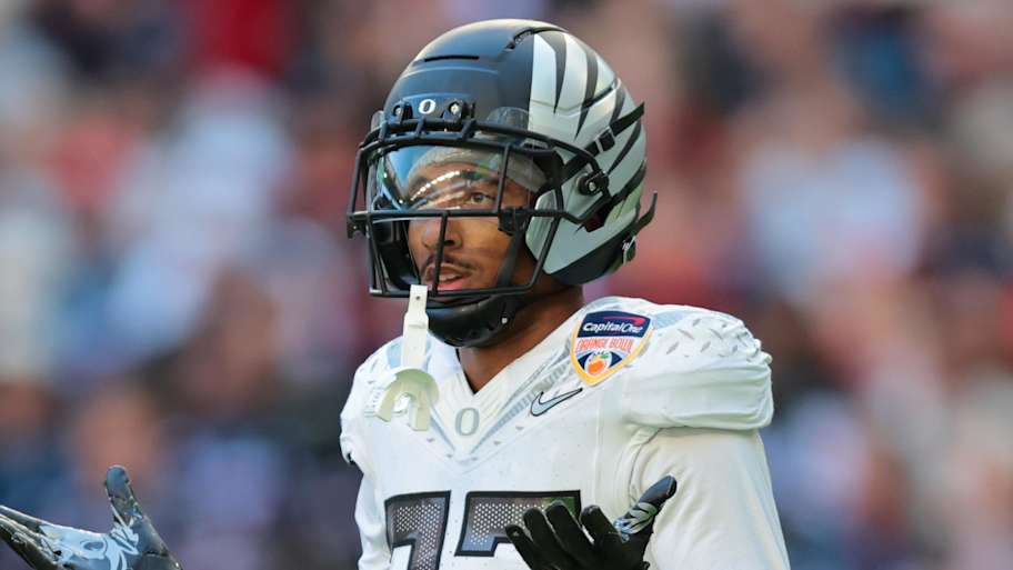 Jadon Canady displays his speed at the NFL Combine