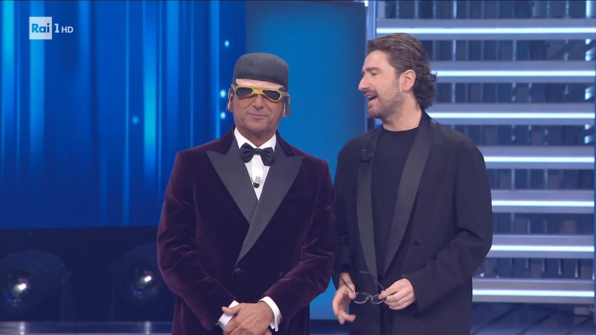 Sanremo 2026, Siani trasforma Carlo Conti in Tony Capitony