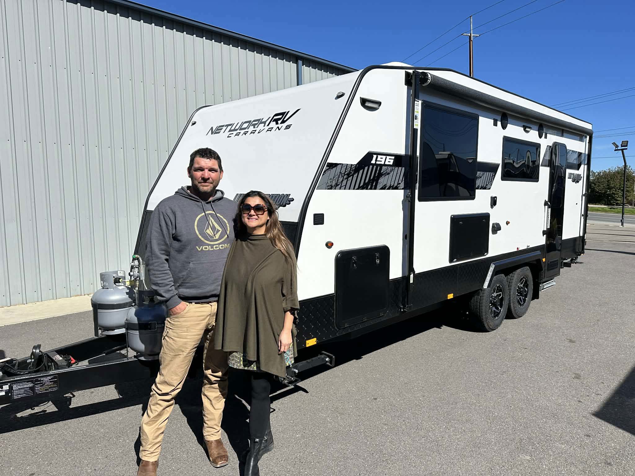 Pascual and Jones were lucky to be debt-free and simply traded in their house for a 1997 caravan.