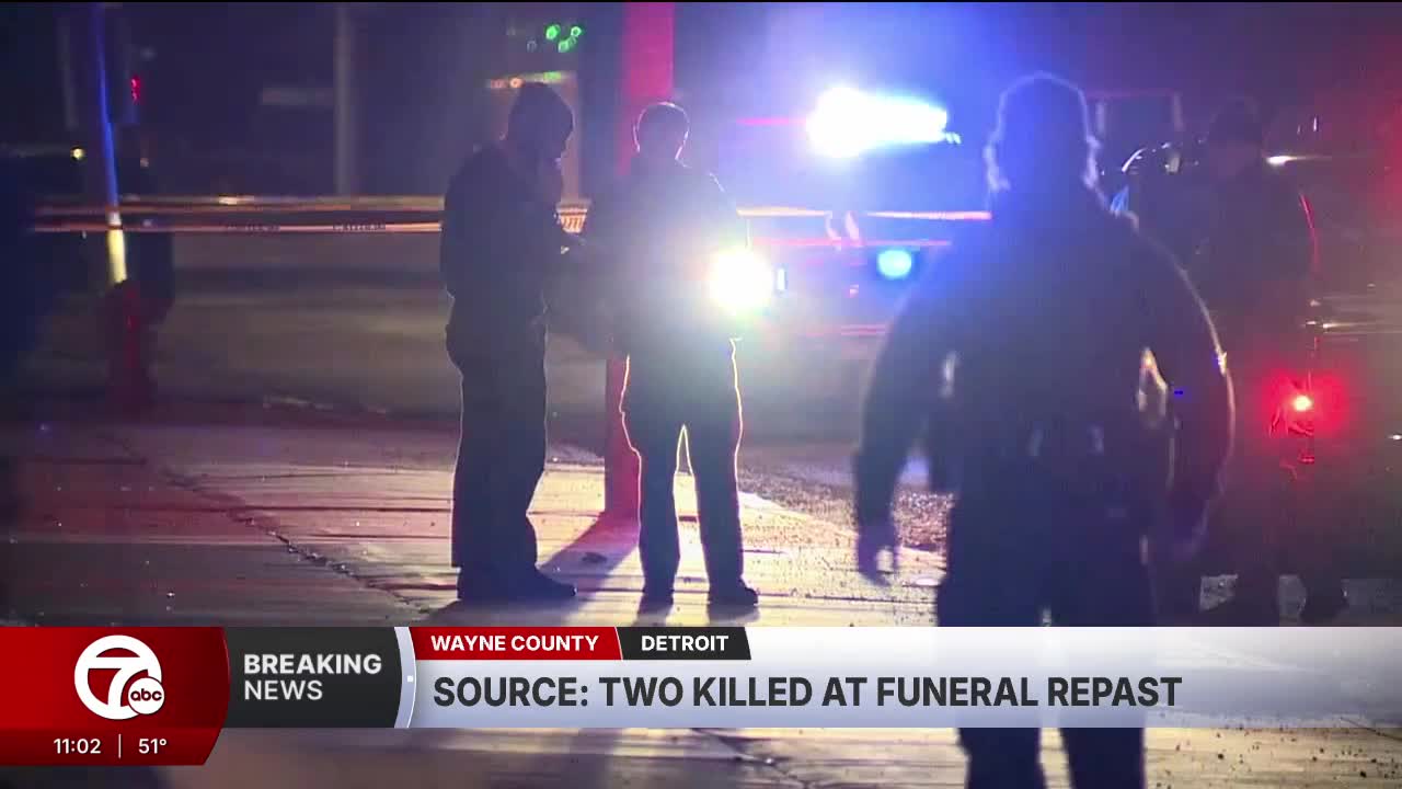 2 killed, 1 injured after shooting at repast in Detroit, source says