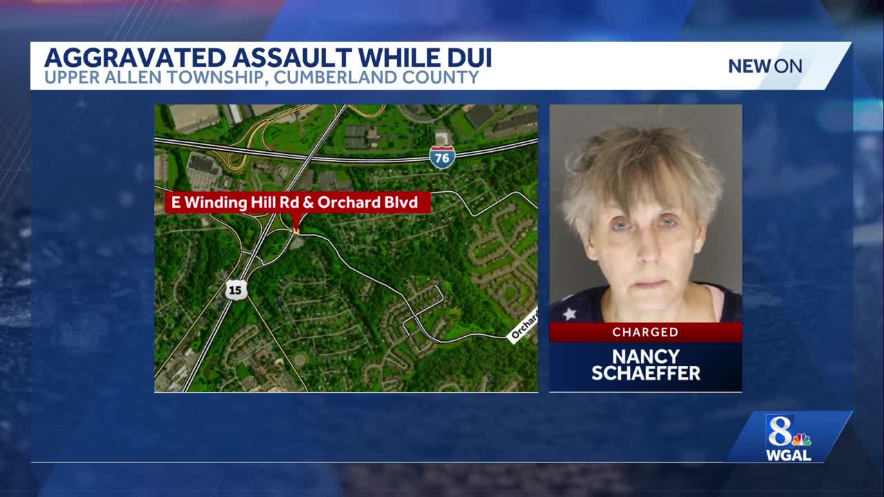 Cumberland County woman charged after two crashes while DUI, police say