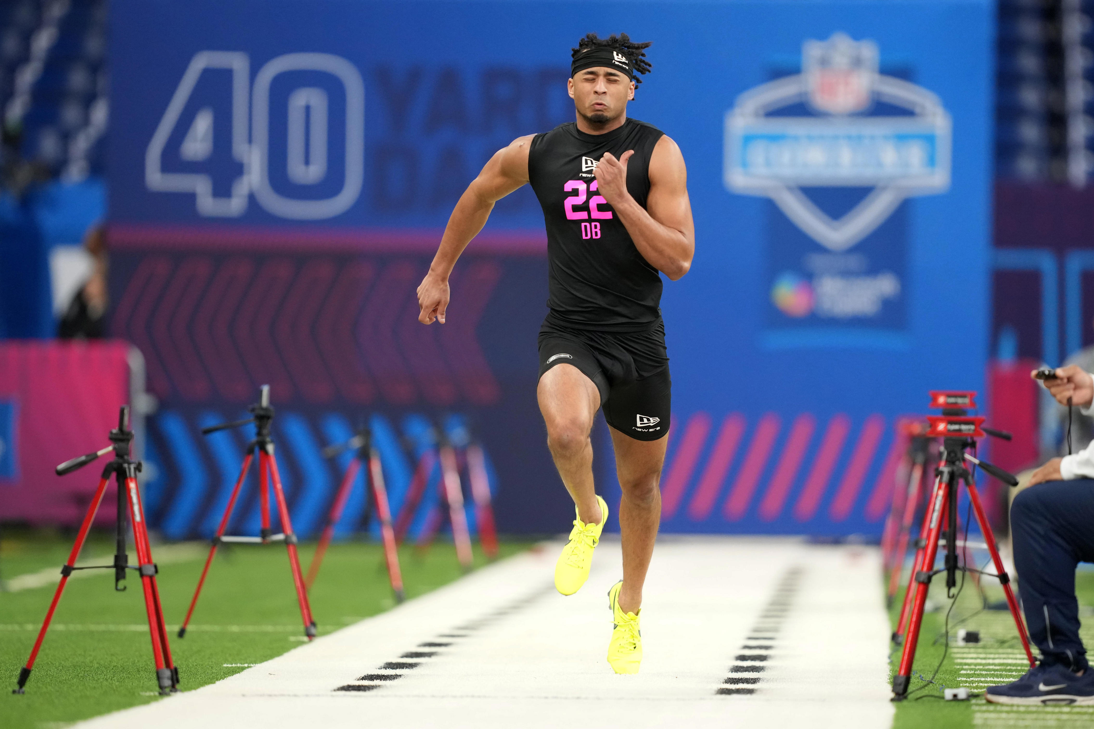 Former Gator Devin Moore's 40-yard dash time at 2026 NFL Combine