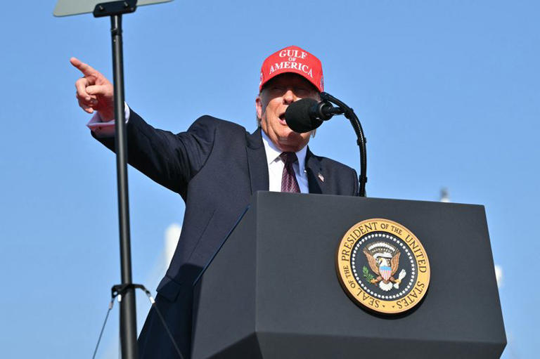 Trump pauses speech for unhinged rant on 'crazy' Rep. Ilhan Omar after ...