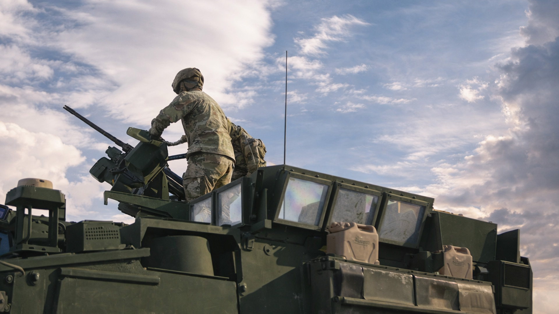 Watch US soldiers fire a .50 cal machine gun