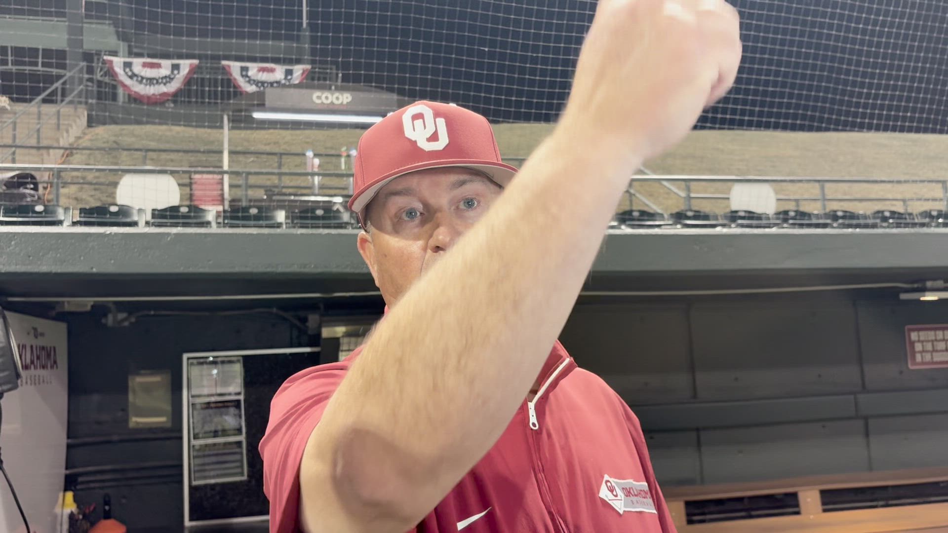 Watch Oklahoma HC Skip Johnson, IF Dayton Tockey recap win vs. Gonzaga