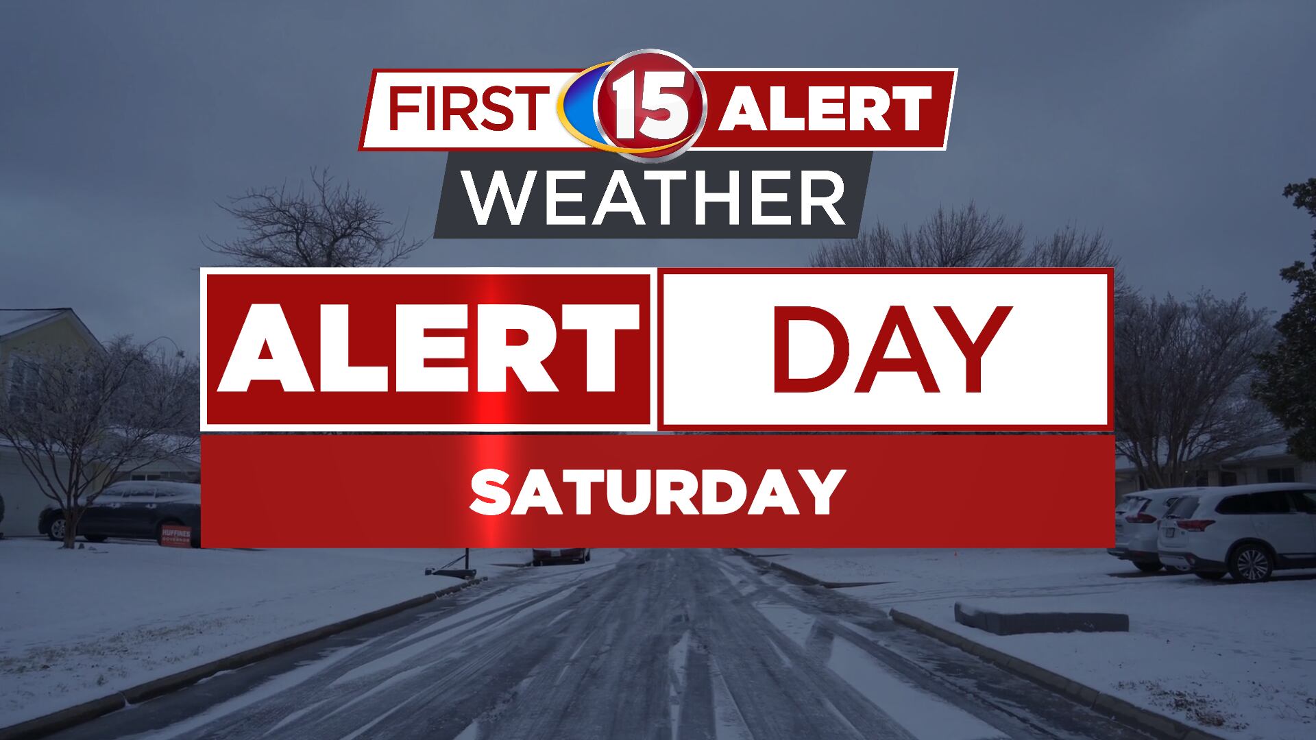 First alert update - Saturday snow