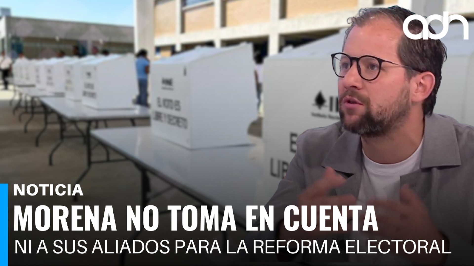 Morena no toma en cuenta ni a sus aliados para la reforma electoral