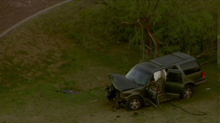 Driver dead after crashing into another car, then hitting tree in Avondale