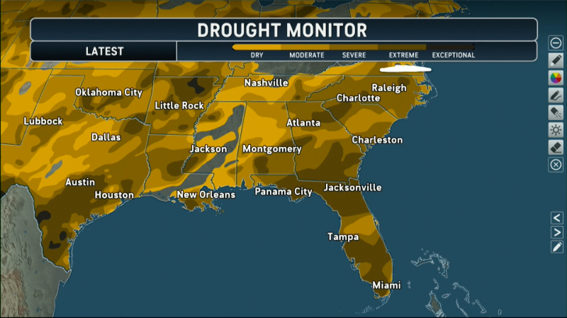 Much-needed drought and fire relief on the way to the Southeast