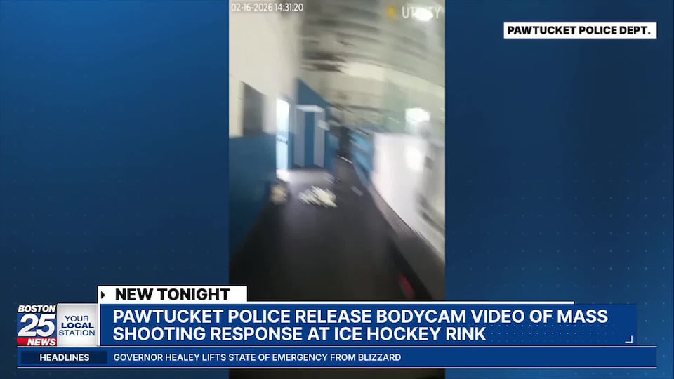 Police release body camera footage of deadly Pawtucket ice arena shooting<br><br>