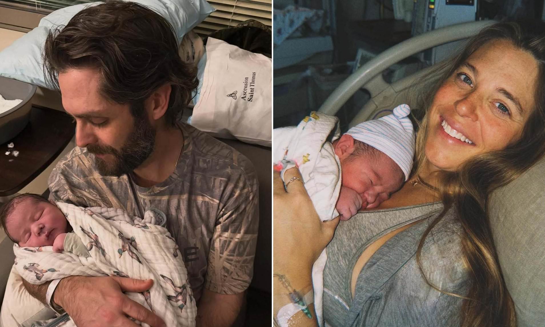 Country star Thomas Rhett welcomes fifth child with wife and reveals ...