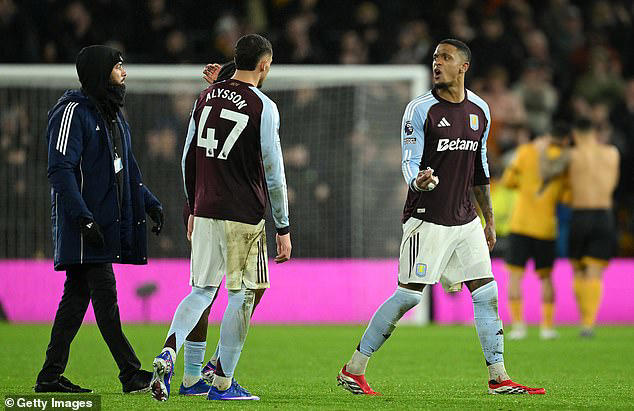 Villa captain Ezri Konsa lashes out at his own fans in ugly full-time ...