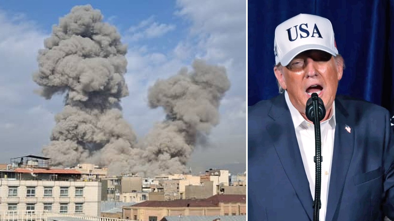 Donald Trump confirms 'major combat operations in Iran' after airstrikes