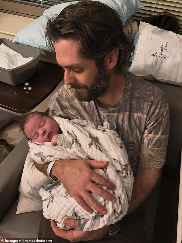 Country star Thomas Rhett welcomes fifth child with wife and reveals ...