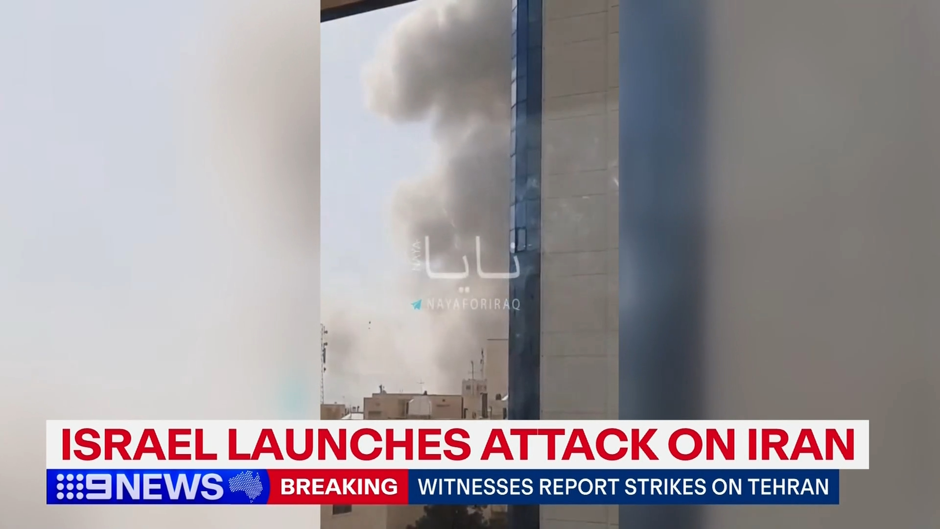 Israel launches strike on Iran