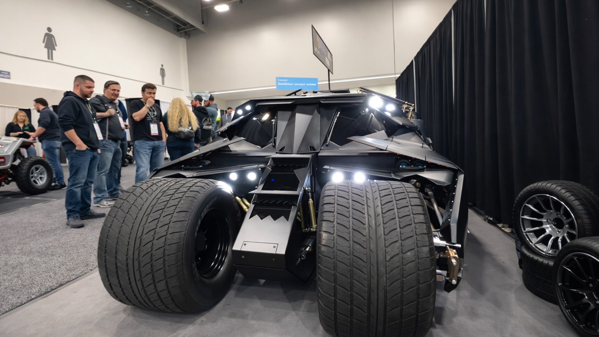 Así es como se ve un verdadero auto de Batman