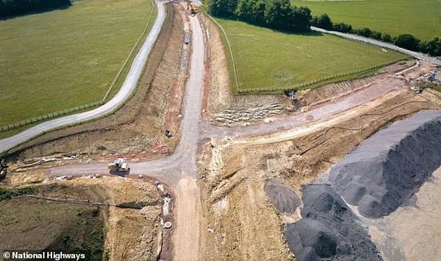Widest eco bridge in Britain being built as part of £460m project but ...