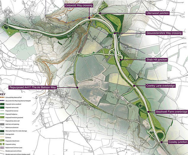 Widest eco bridge in Britain being built as part of £460m project but ...
