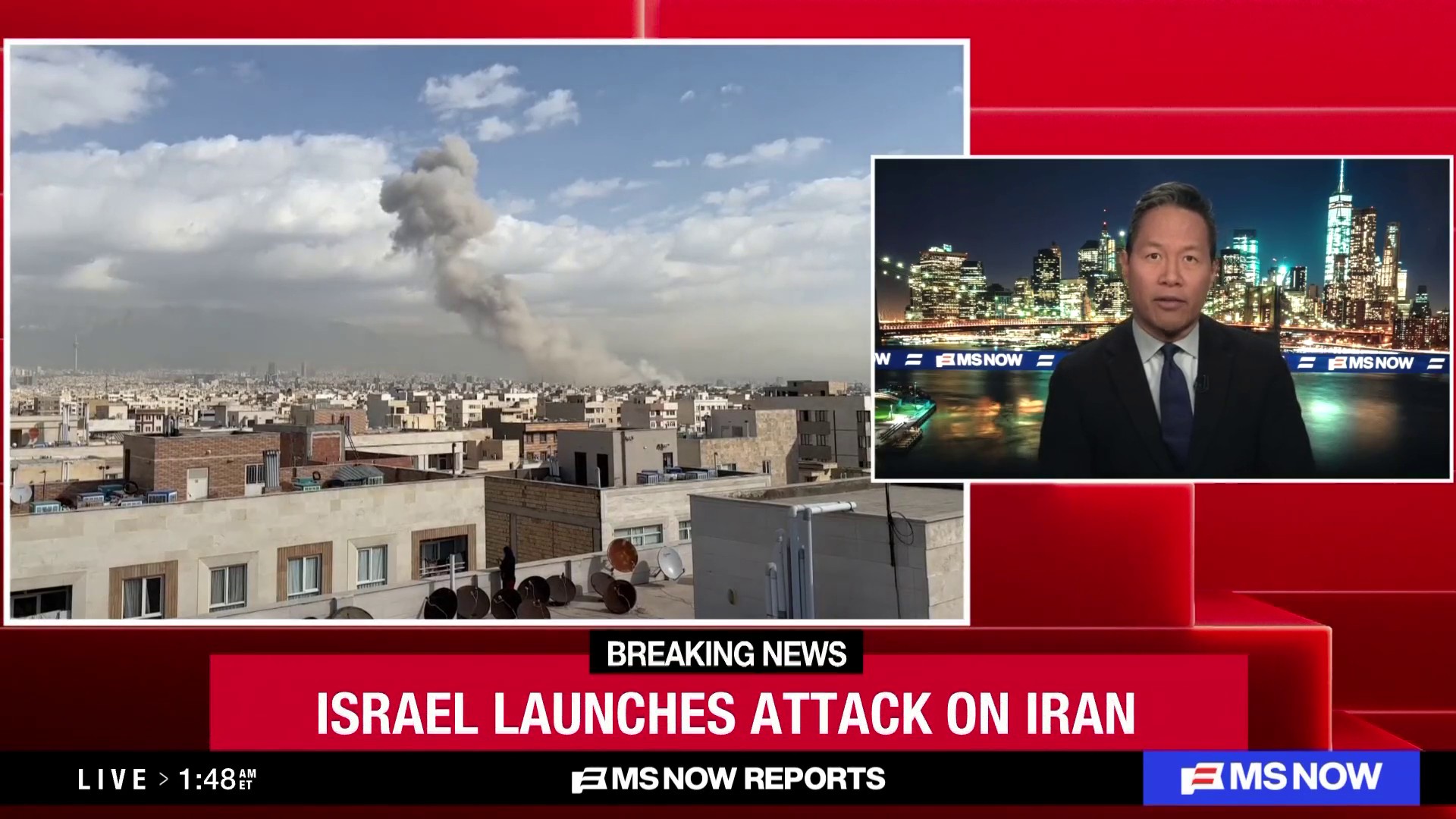 Reports: Israel launches attack on Iran