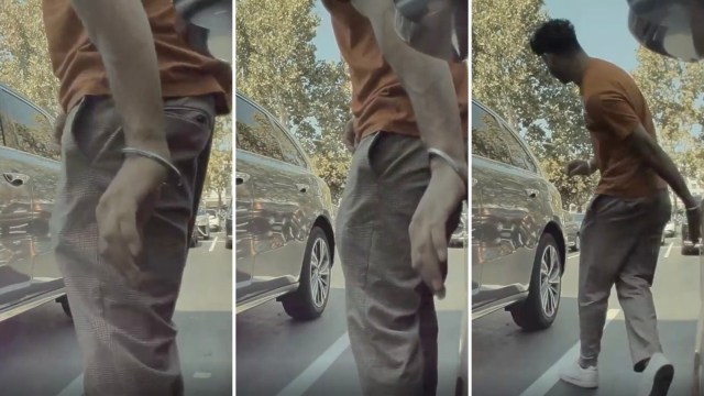 Tesla dashcam footage sparks outrage after catching vandal red-handed ...