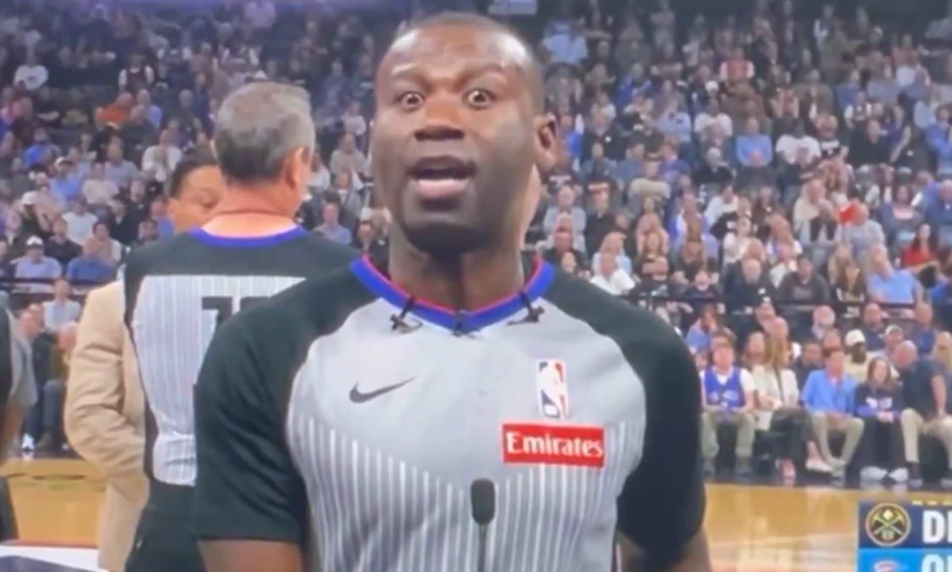 Fans blast 'corny' NBA referee for using players' nicknames during on ...
